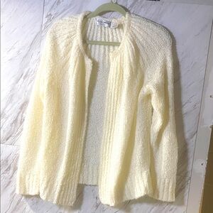 Vintage westerns connection size medium Cream Women's cardigan Sweater